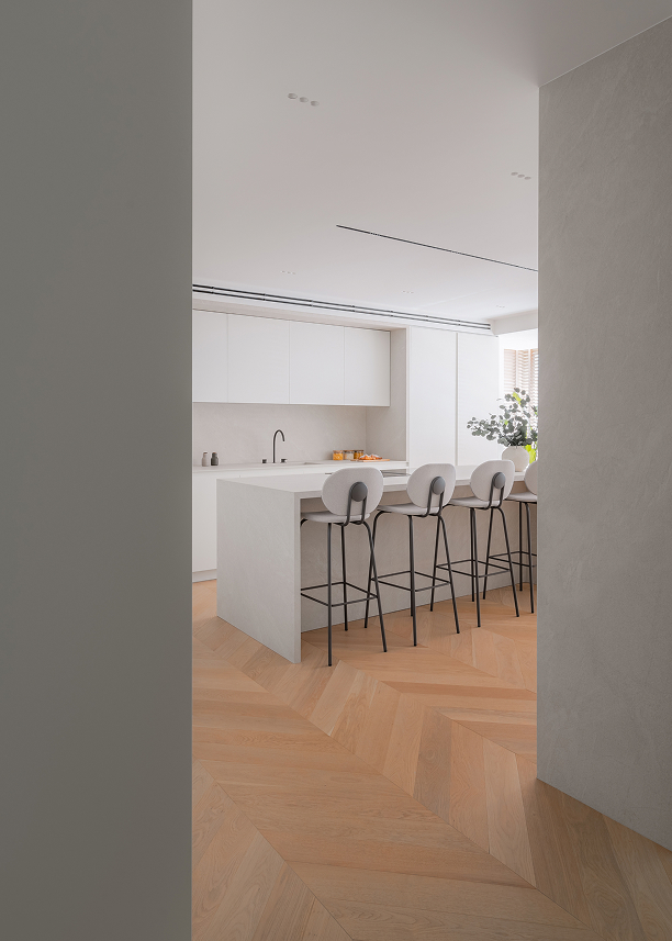 Japandi penthouse interior