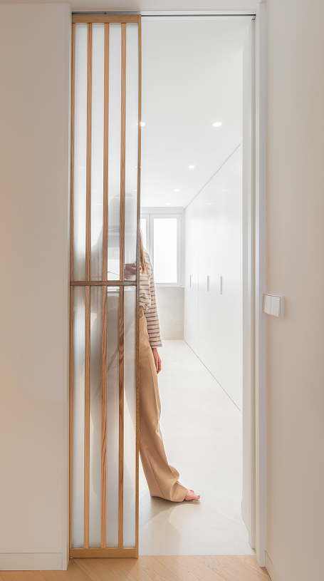 Japandi penthouse interior