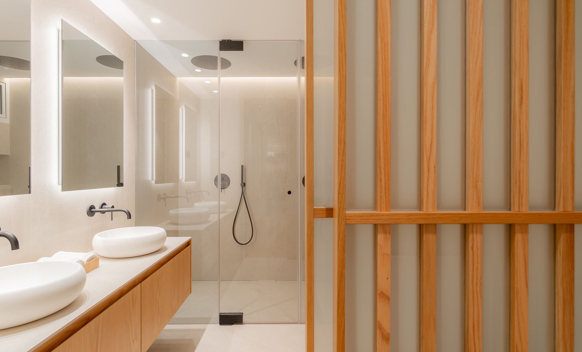 Japandi penthouse interior