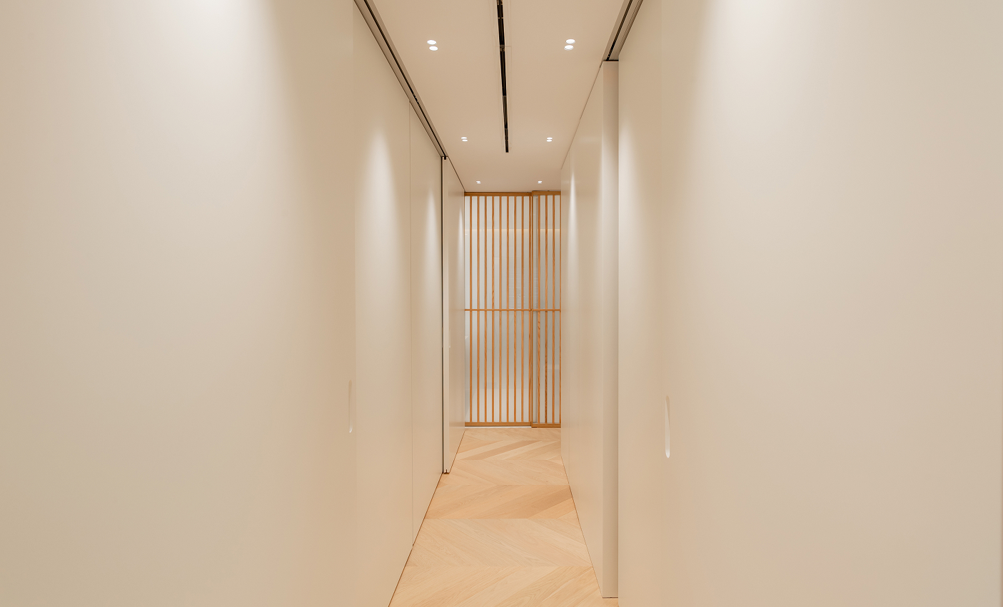 Japandi penthouse bathroom
