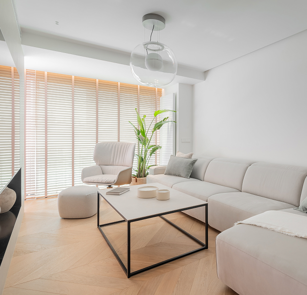 Japandi penthouse interior